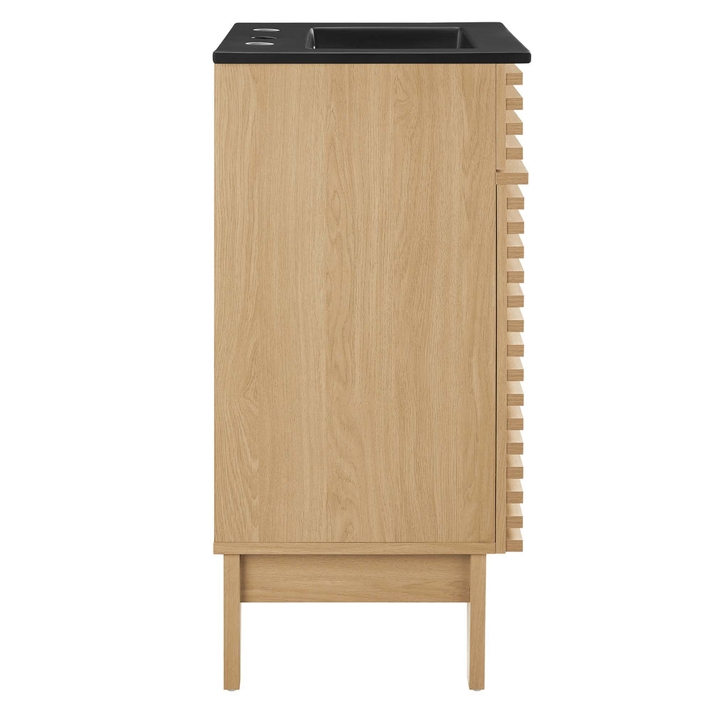 Render 18" Bathroom Vanity - Oak Black