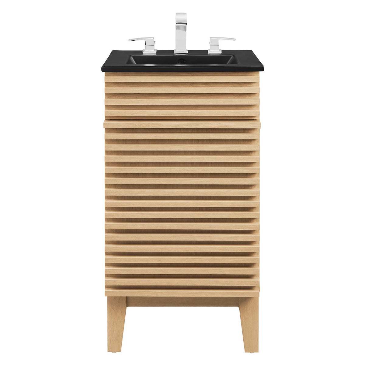 Render 18" Bathroom Vanity - Oak Black
