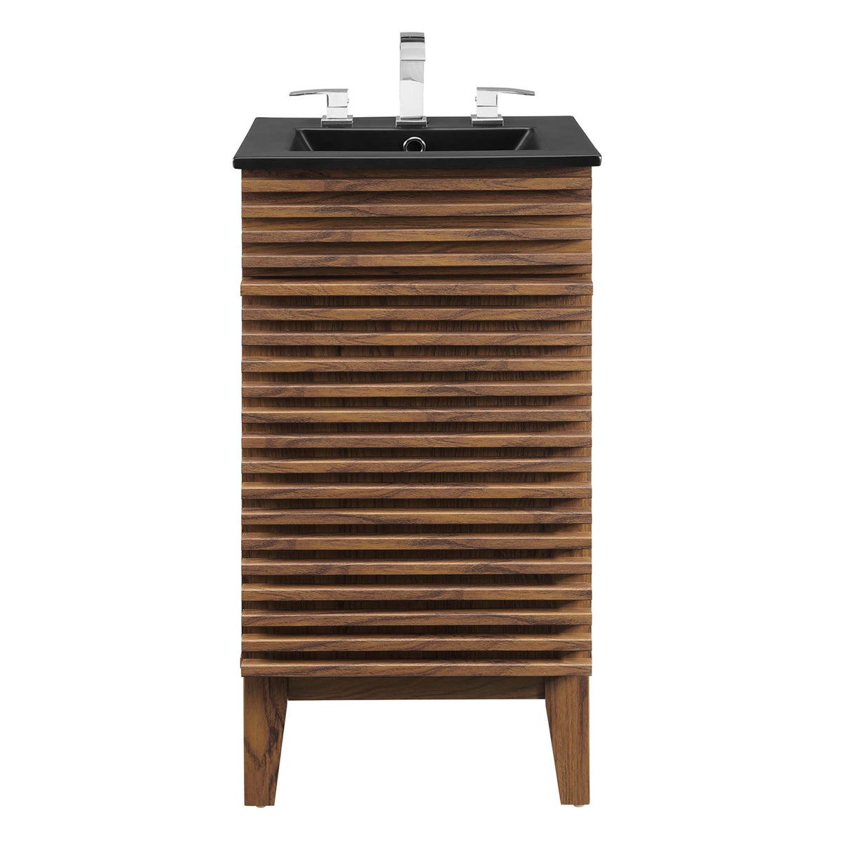 Render 18" Bathroom Vanity - Walnut Black