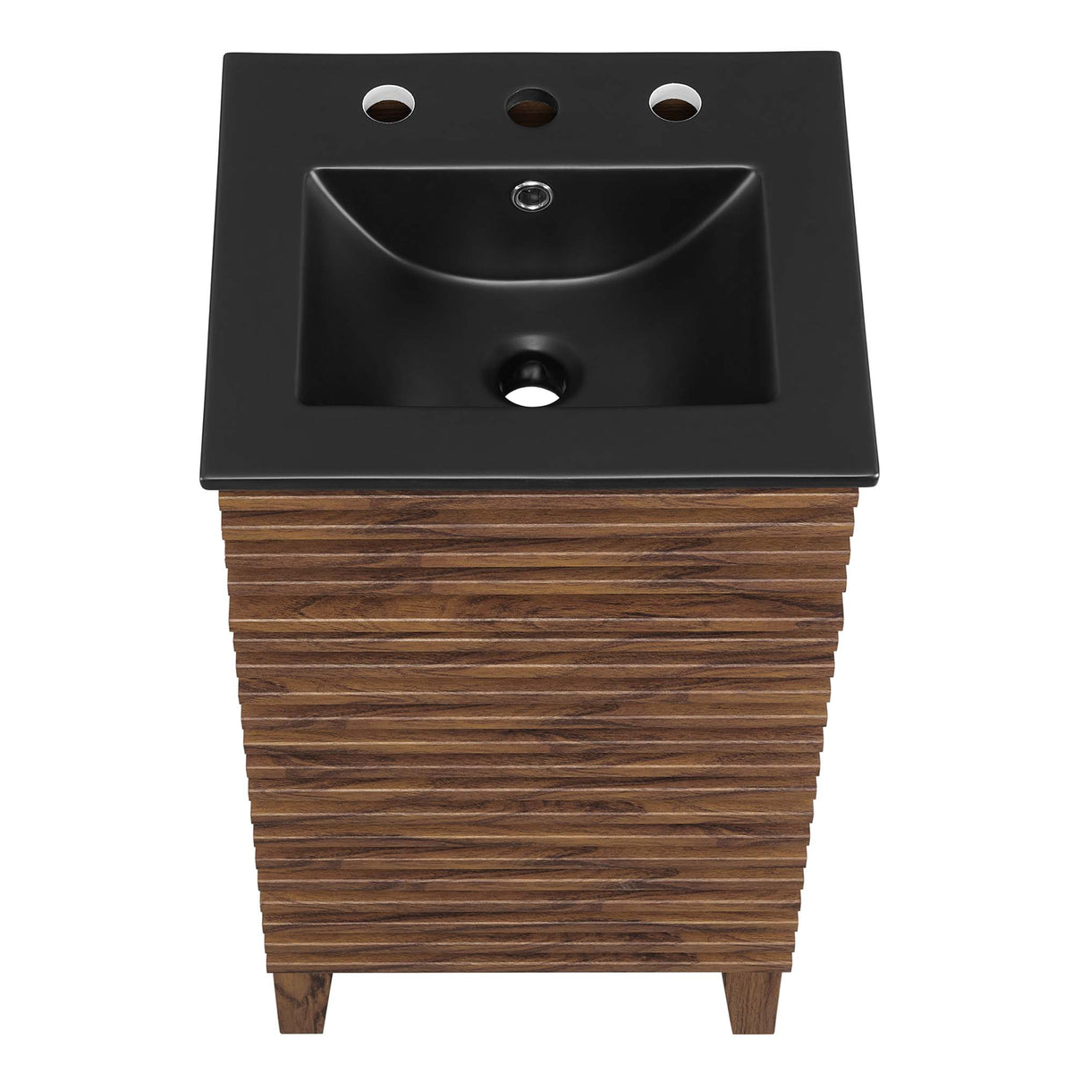 Render 18" Bathroom Vanity - Walnut Black