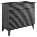 Render 36" Bathroom Vanity - Charcoal Black