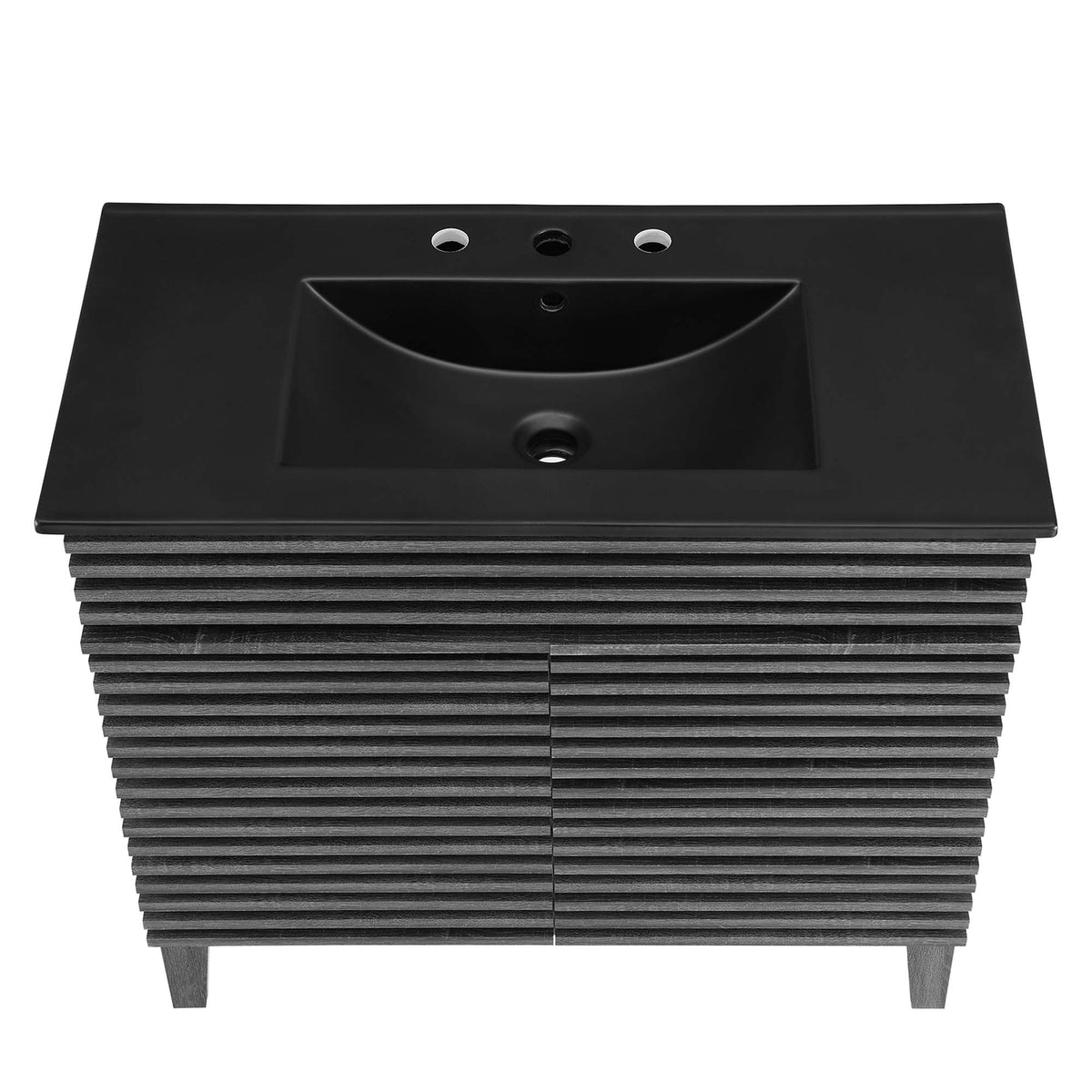 Render 36" Bathroom Vanity - Charcoal Black