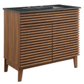 Render 36" Bathroom Vanity - Walnut Black