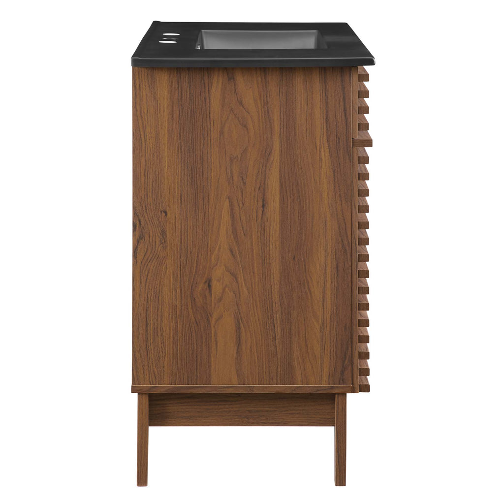 Render 36" Bathroom Vanity - Walnut Black