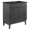 Render 30" Bathroom Vanity - Charcoal Black