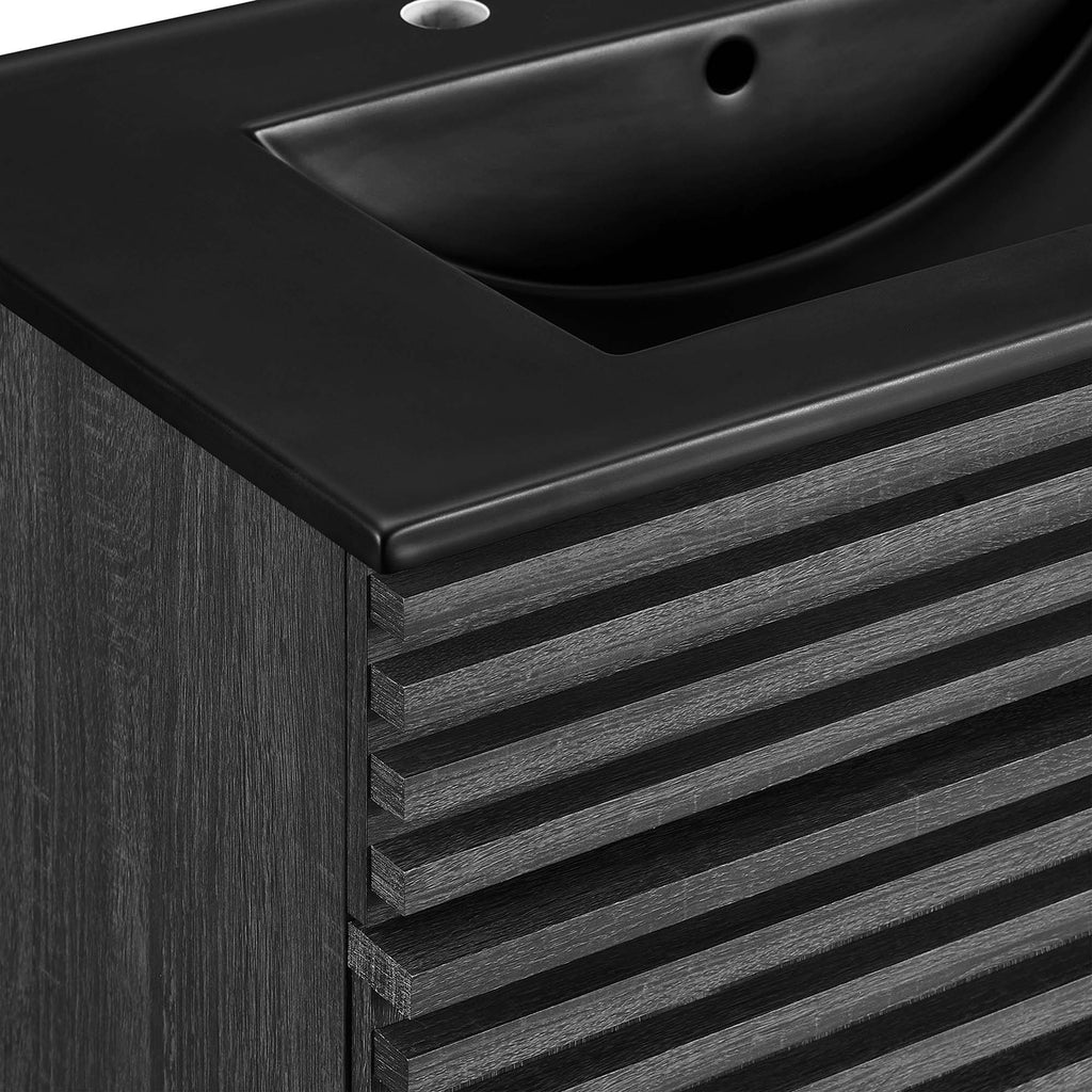 Render 30" Bathroom Vanity - Charcoal Black