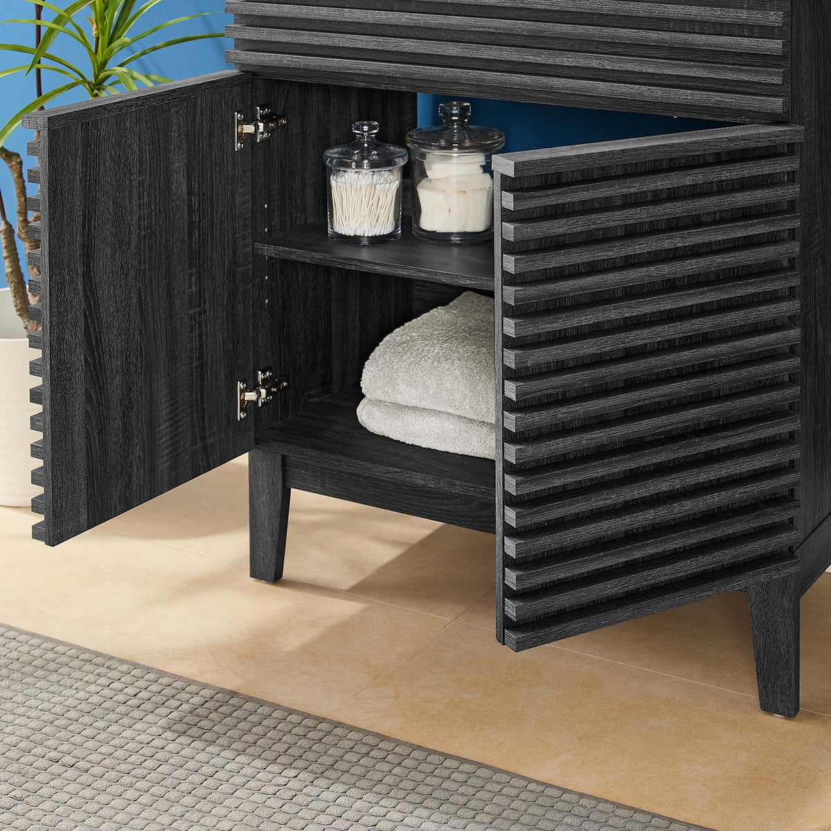 Render 30" Bathroom Vanity - Charcoal Black