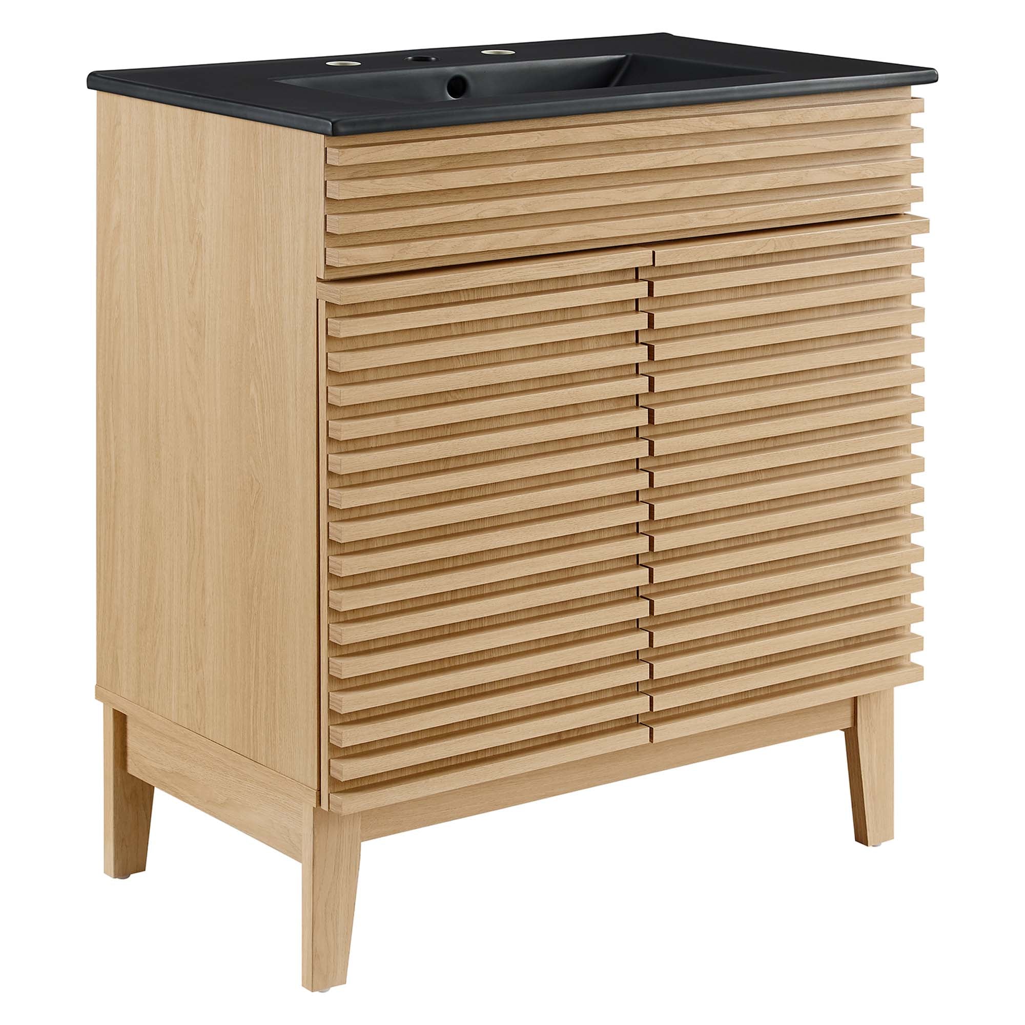 Render 30" Bathroom Vanity - Oak Black