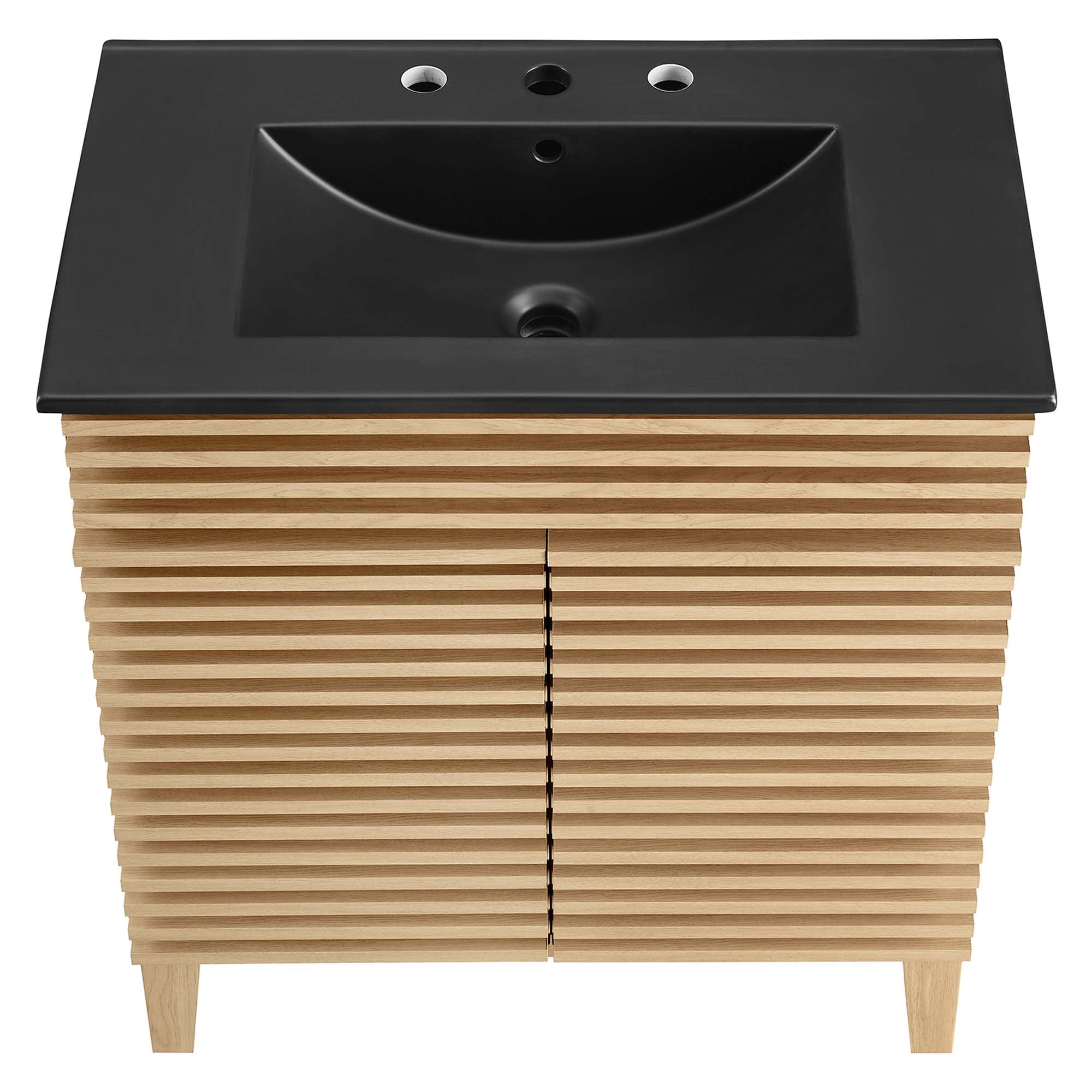 Render 30" Bathroom Vanity - Oak Black