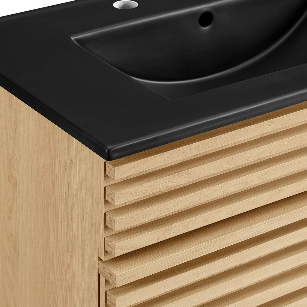 Render 30" Bathroom Vanity - Oak Black