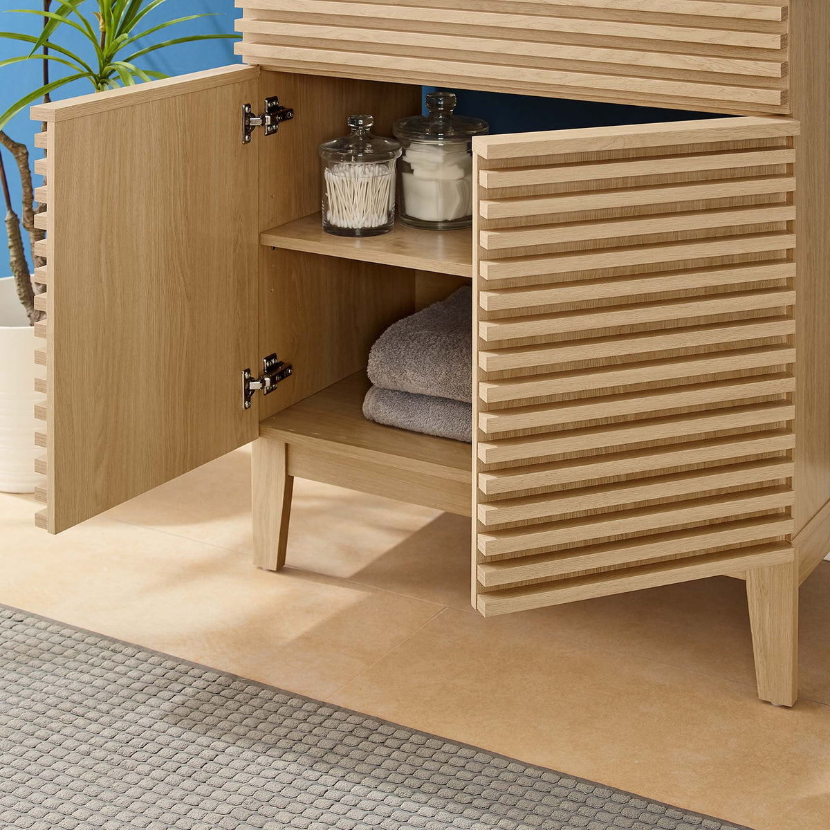 Render 30" Bathroom Vanity - Oak Black