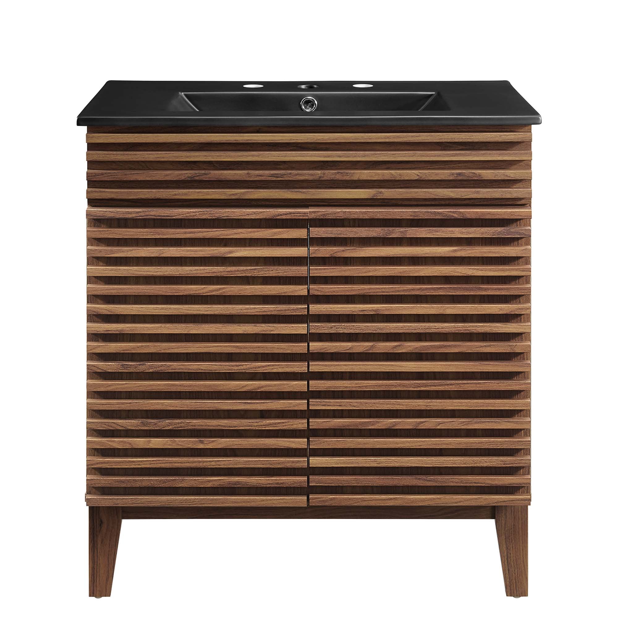 Render 30" Bathroom Vanity - Walnut Black
