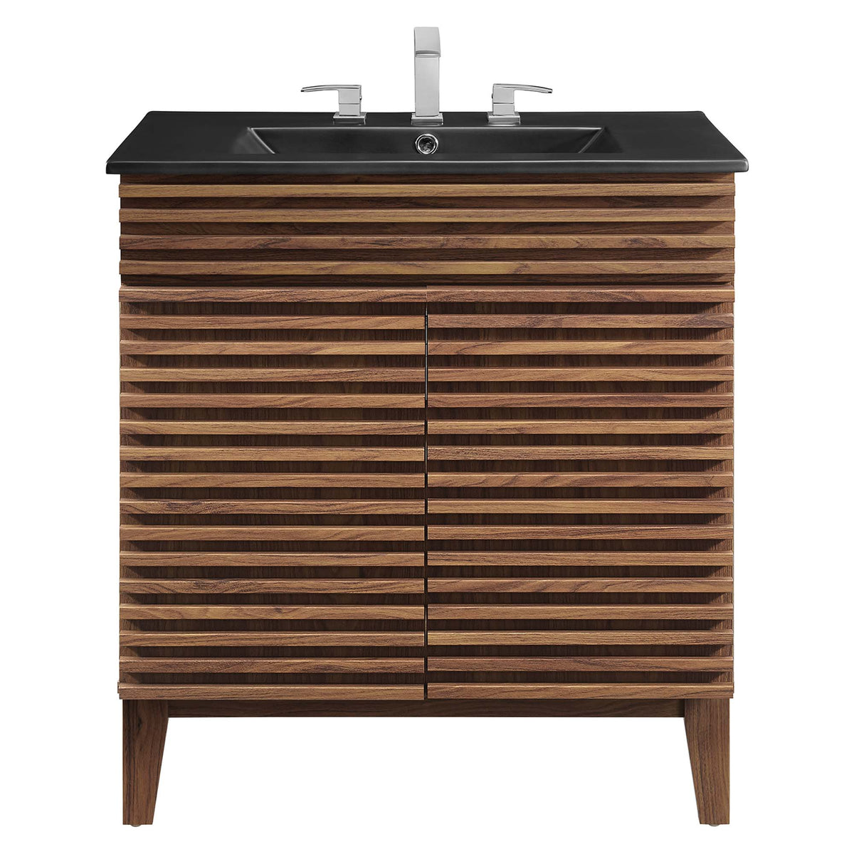 Render 30" Bathroom Vanity - Walnut Black