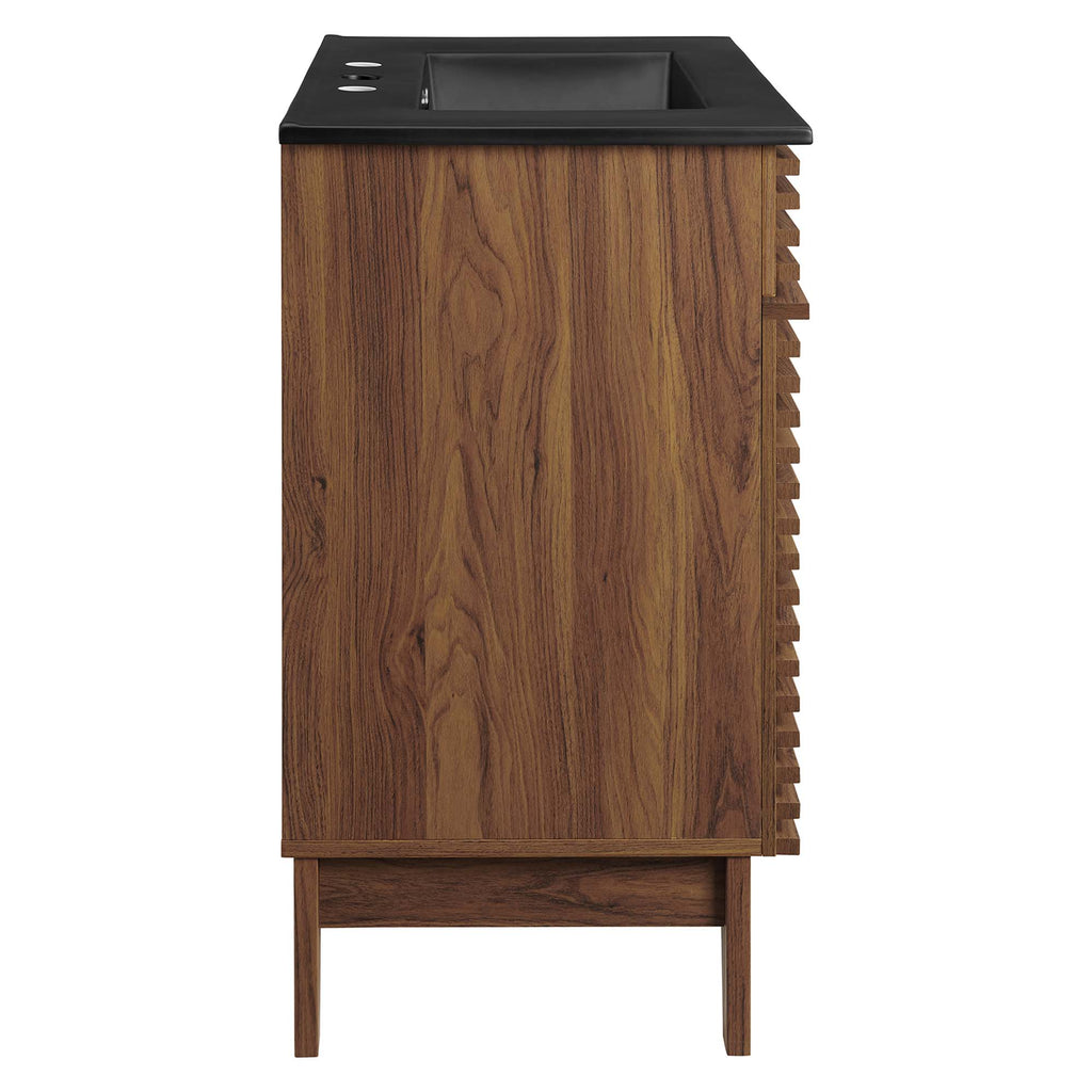 Render 30" Bathroom Vanity - Walnut Black