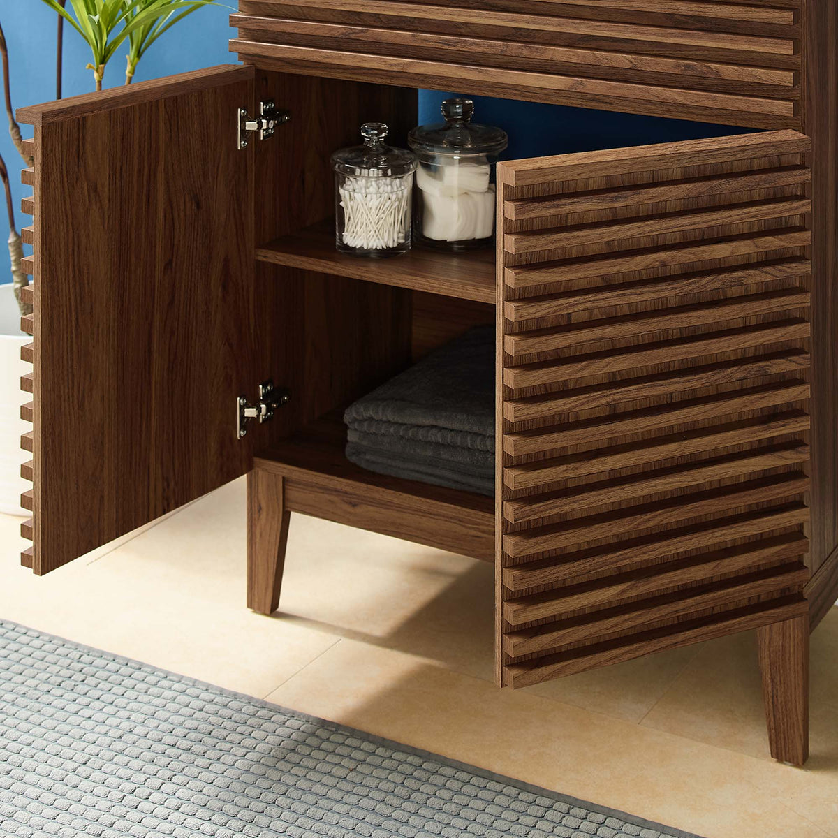 Render 30" Bathroom Vanity - Walnut Black
