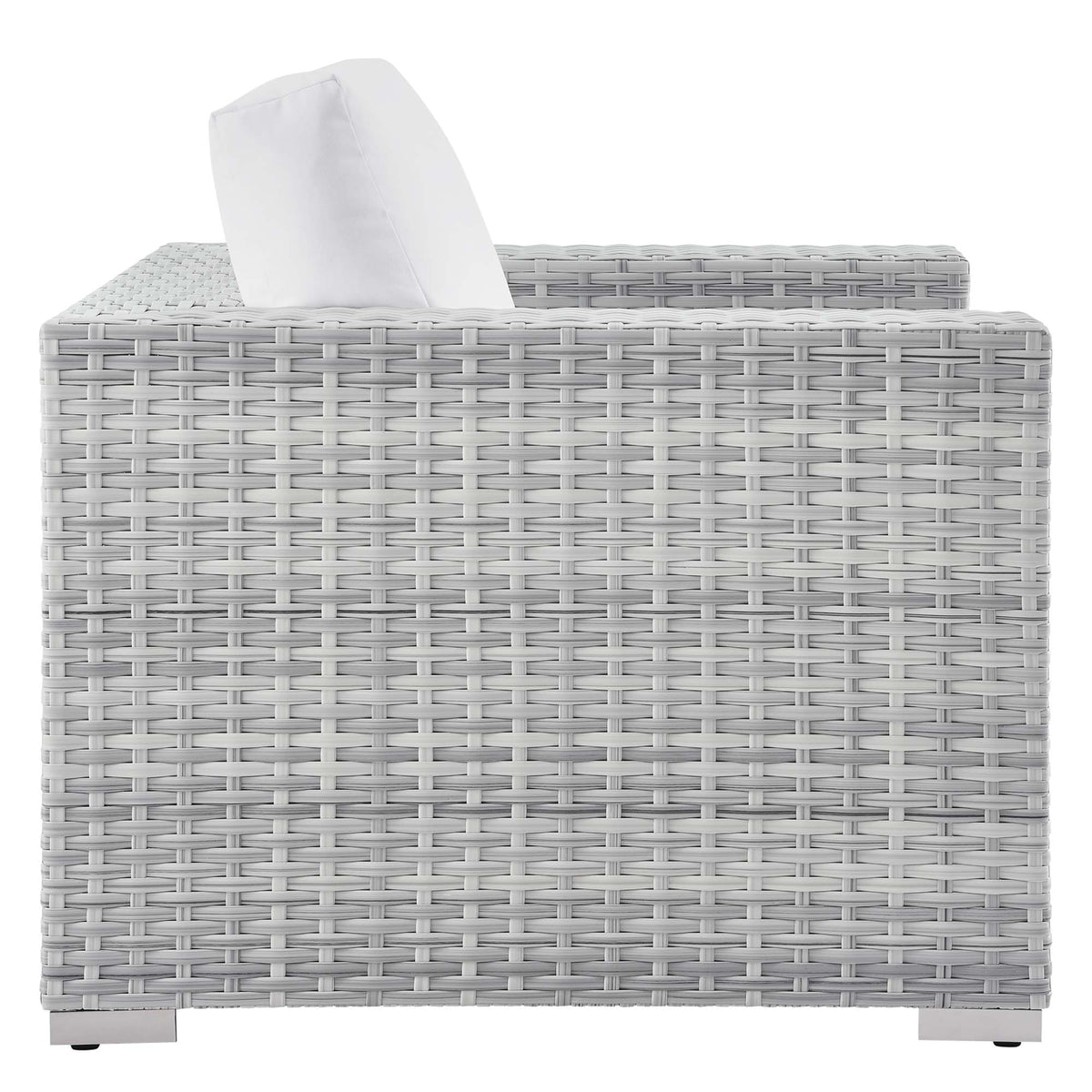 Convene 3-Piece Outdoor Patio Set - Light Gray White