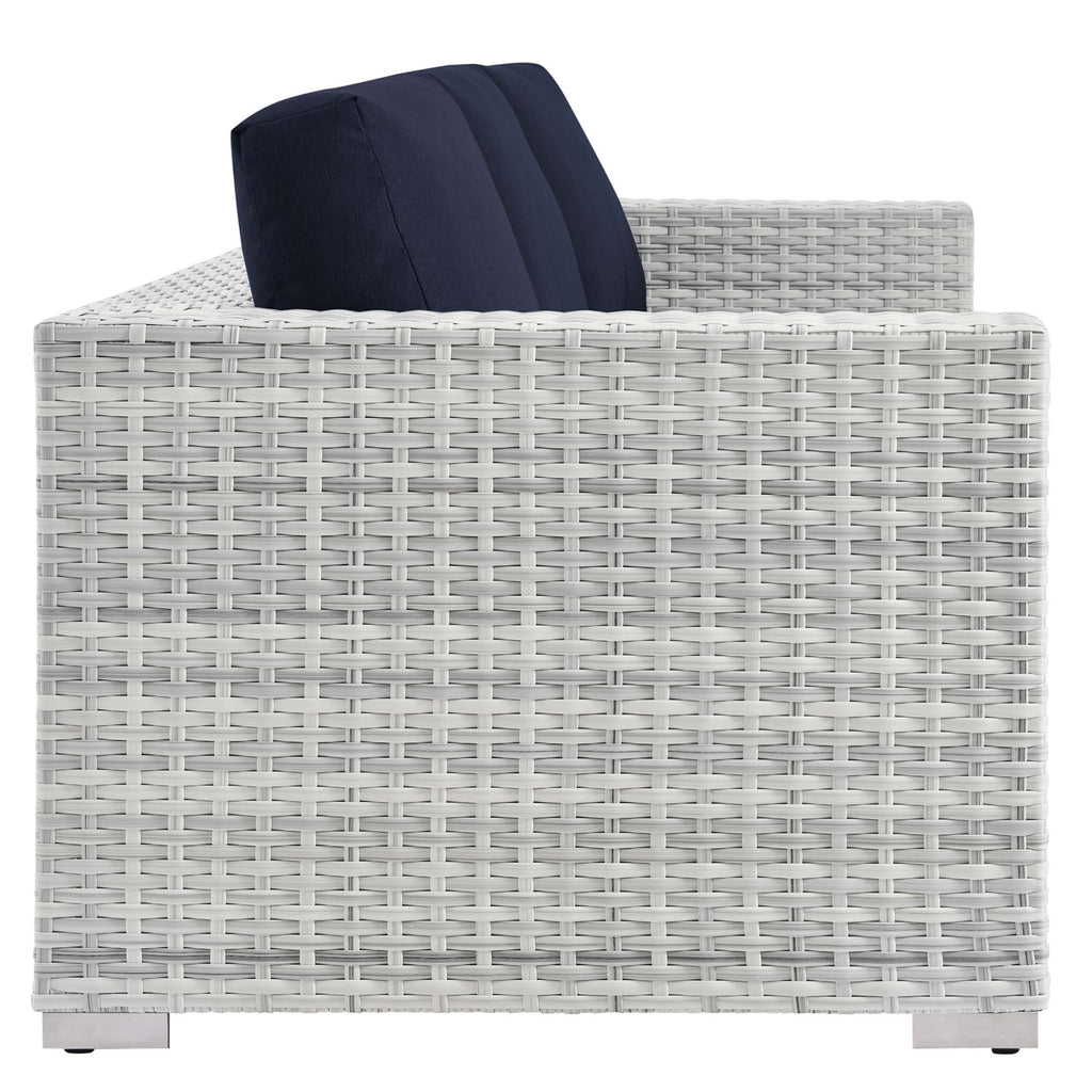 Convene 6-Piece Outdoor Patio Set - Light Gray Navy