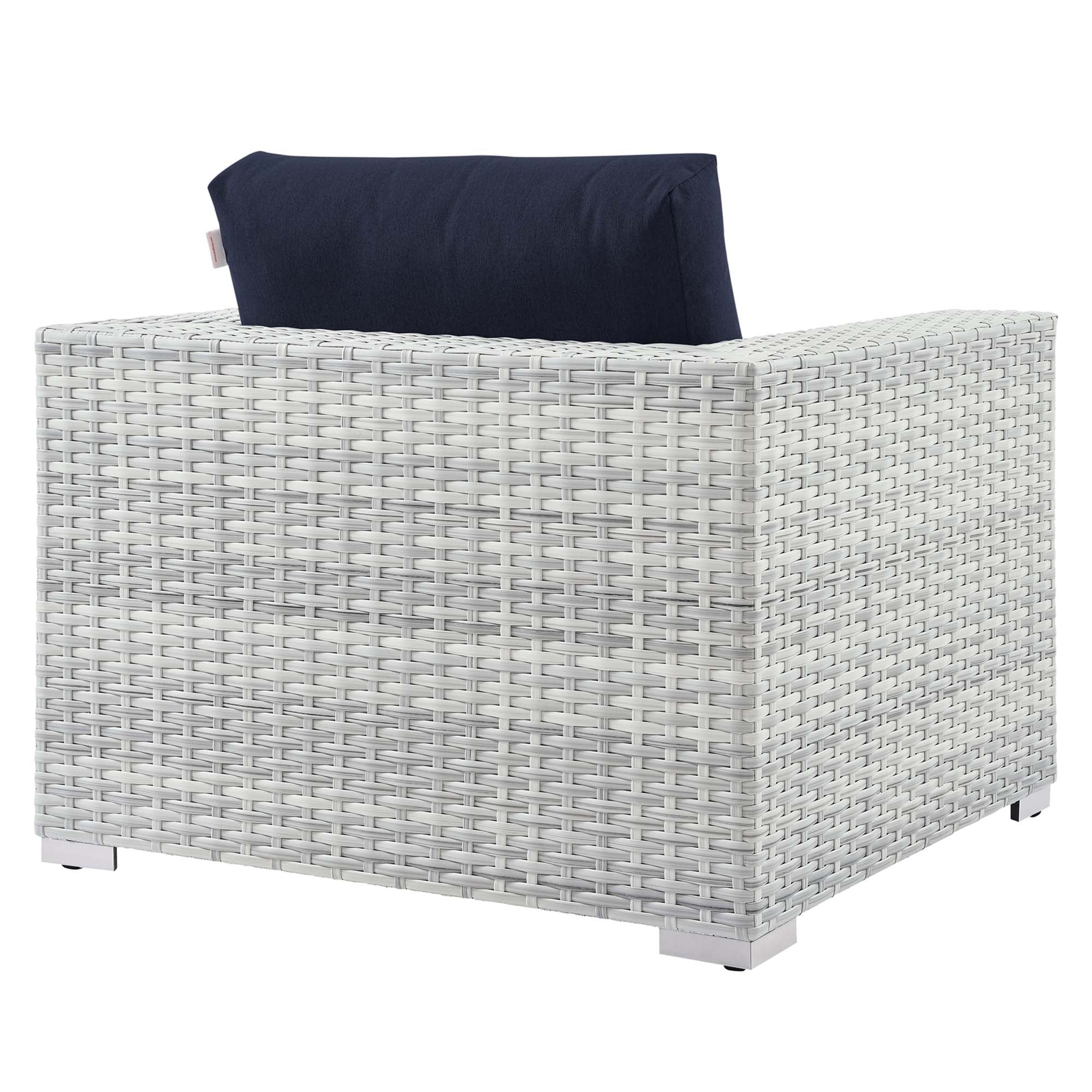 Convene 4-Piece Outdoor Patio Set - Light Gray Navy