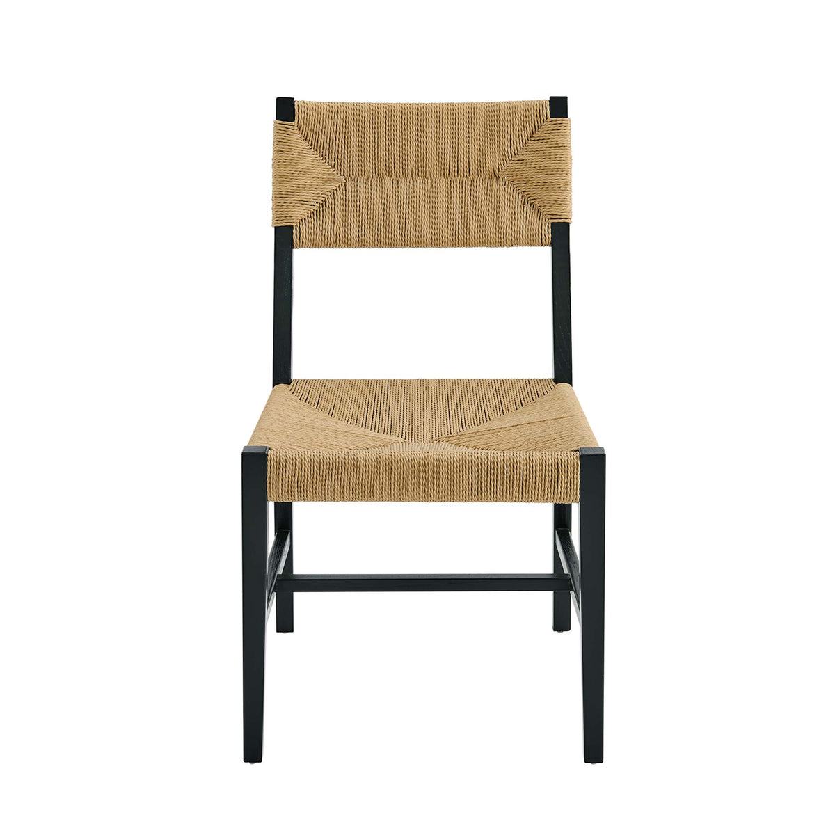 Bodie Wood Dining Chair - Black Natural
