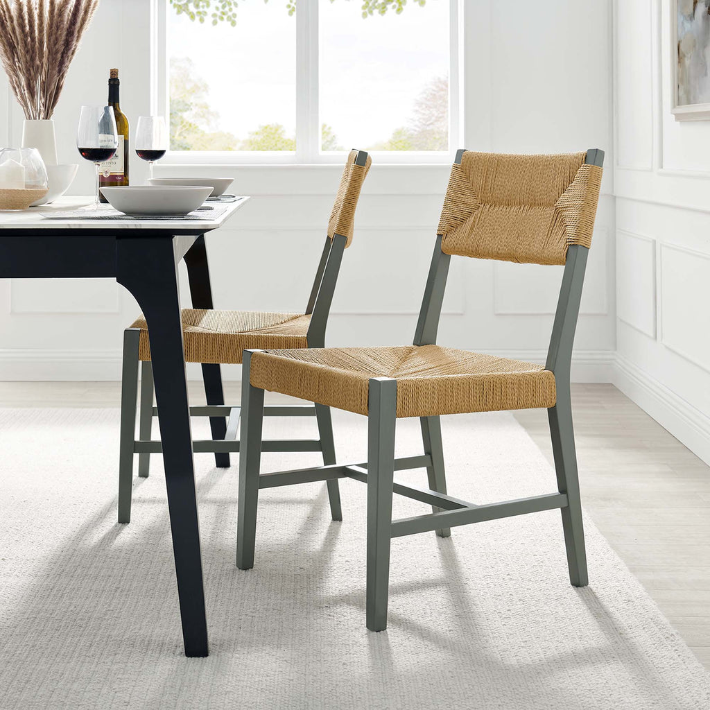 Bodie Wood Dining Chair - Light Gray Natural