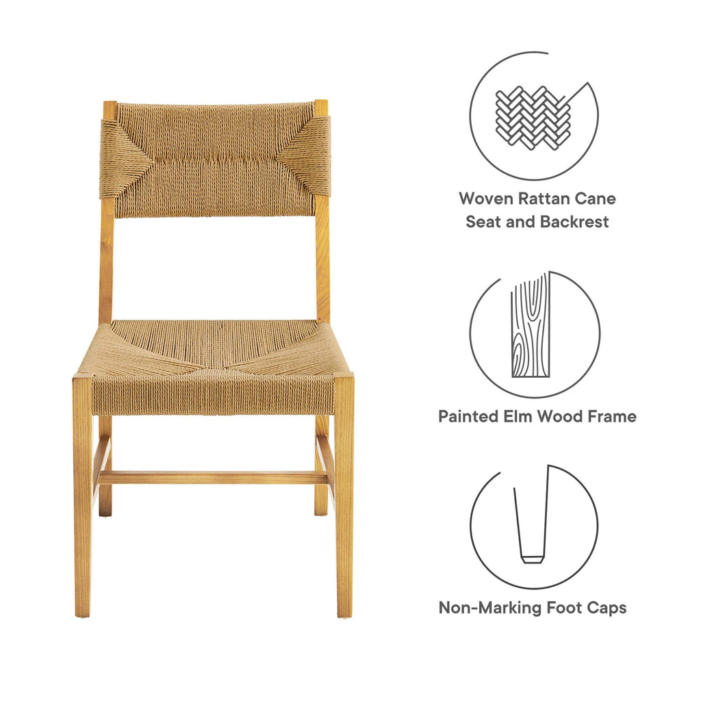 Bodie Wood Dining Chair - Natural Natural