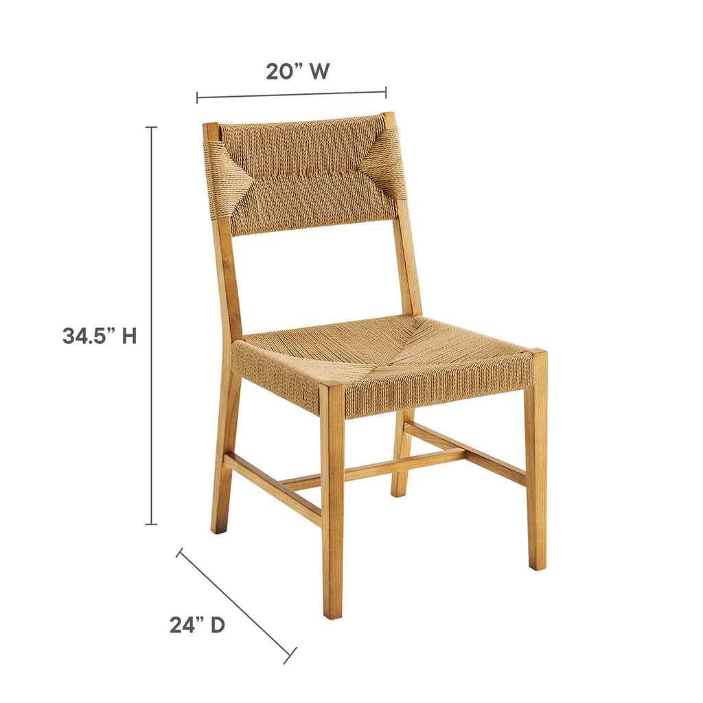 Bodie Wood Dining Chair - Natural Natural