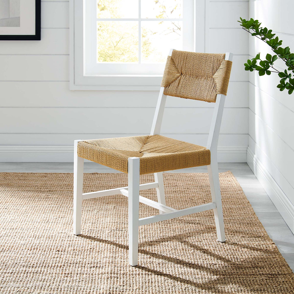 Bodie Wood Dining Chair - White Natural