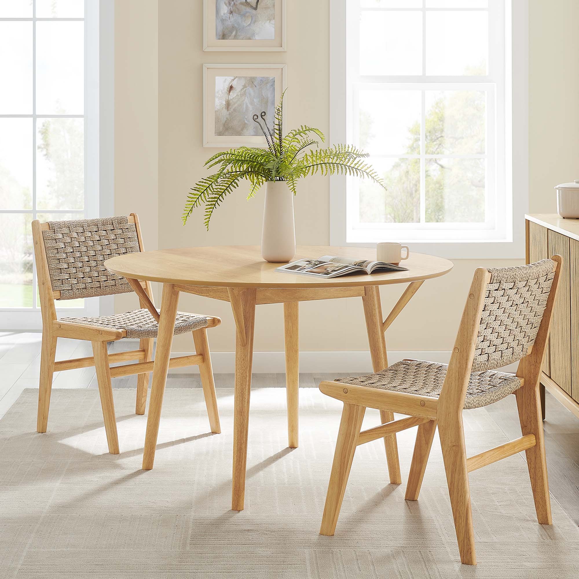 Gallant 47" Round Dining Table - Oak Oak
