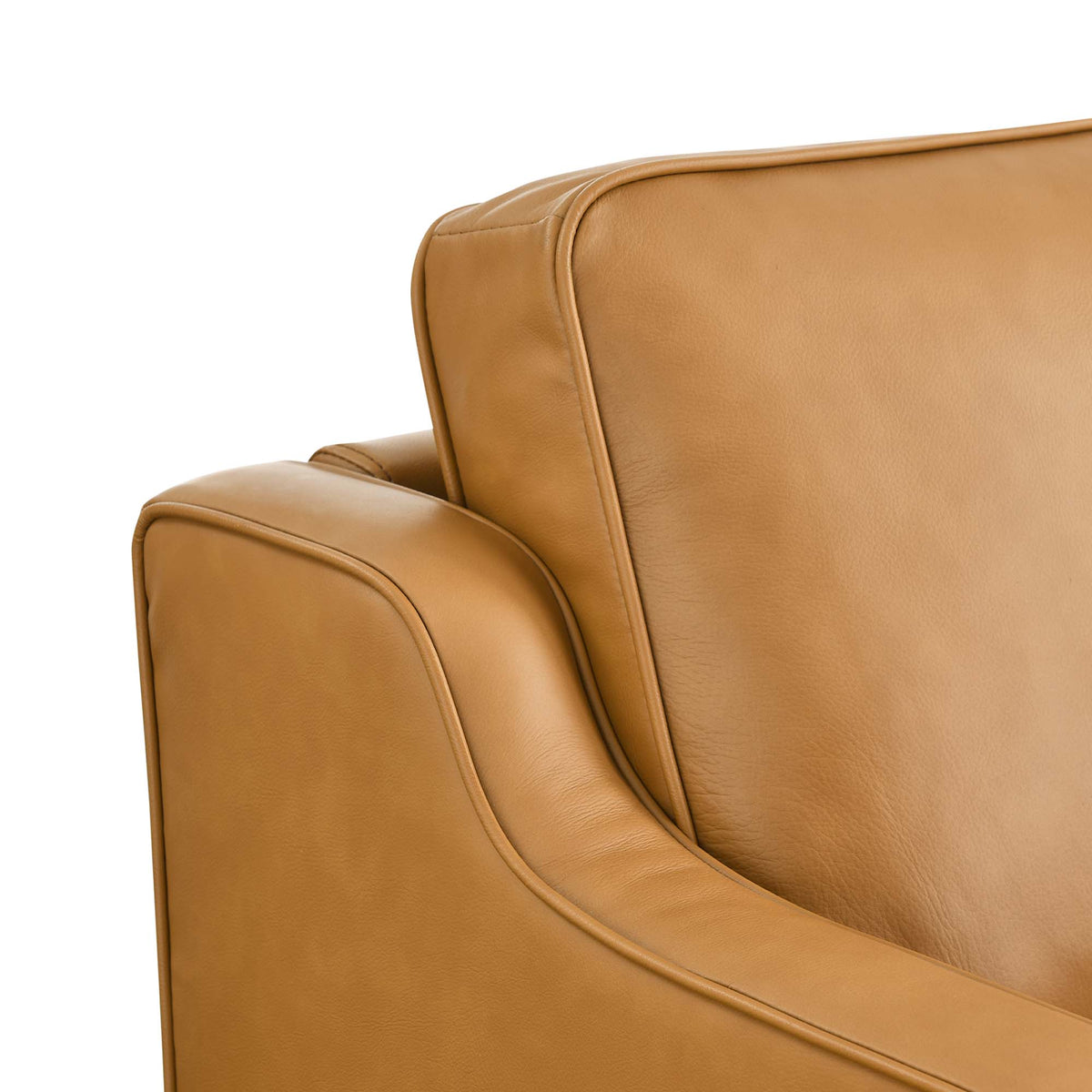 Impart Genuine Leather Sofa - Tan