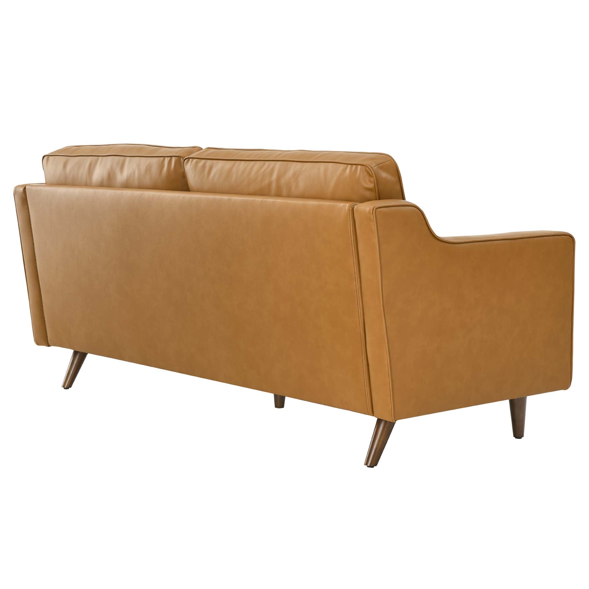 Impart Genuine Leather Sofa - Tan