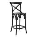 Gear Counter Stool - Black (EEI-5562-BLK)