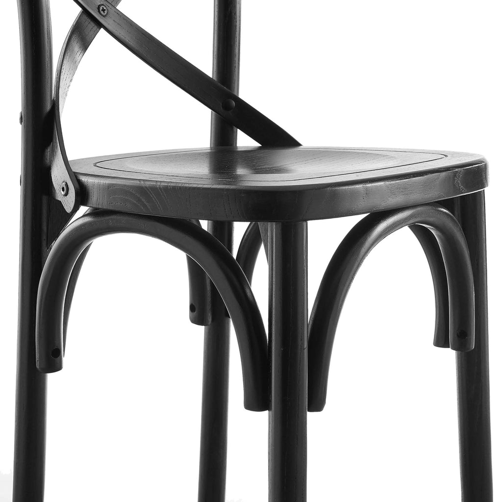 Gear Counter Stool - Black (EEI-5562-BLK)