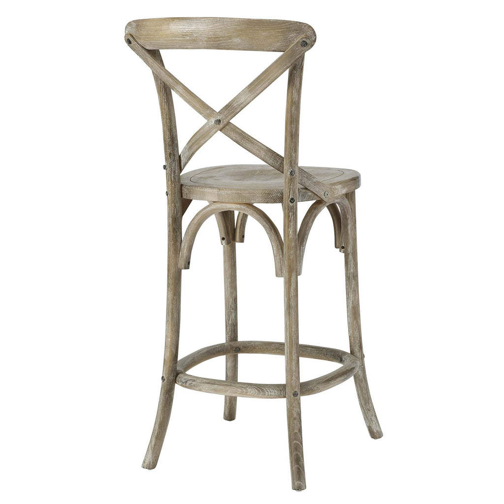 Gear Counter Stool - Gray (EEI-5562-GRY)