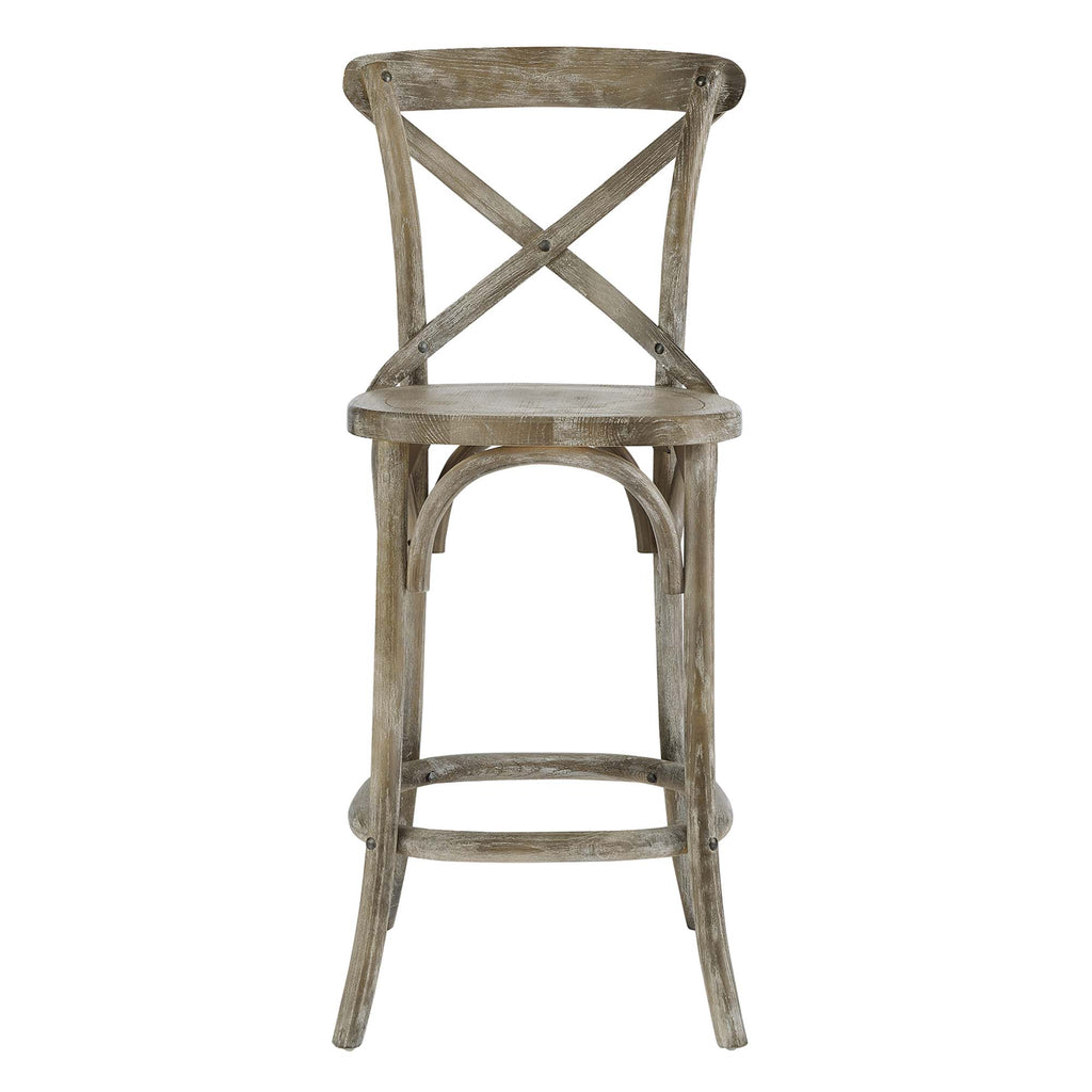 Gear Counter Stool - Gray (EEI-5562-GRY)