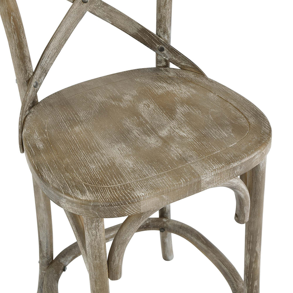 Gear Counter Stool - Gray (EEI-5562-GRY)