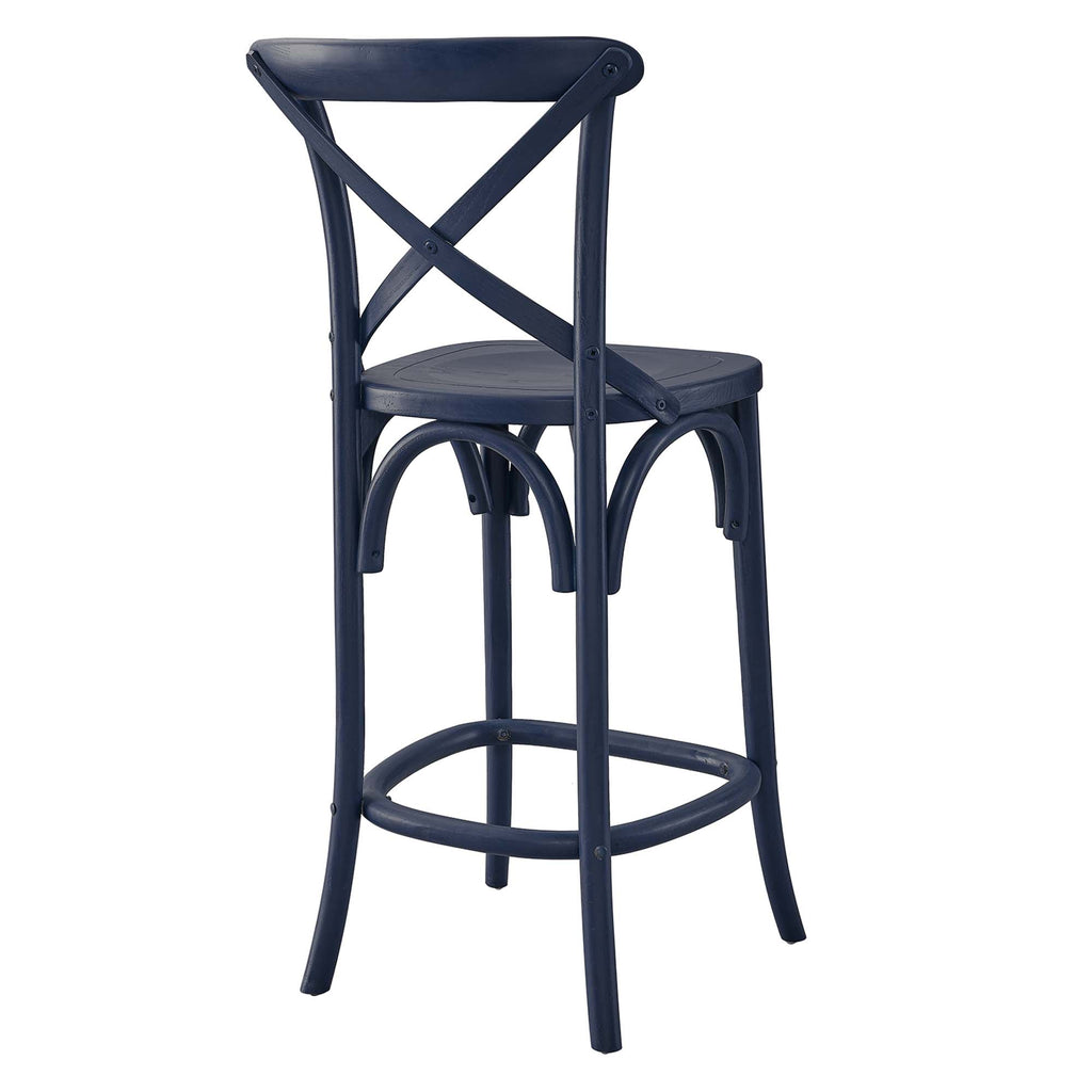 Gear Counter Stool - Midnight Blue (EEI-5562-MID)