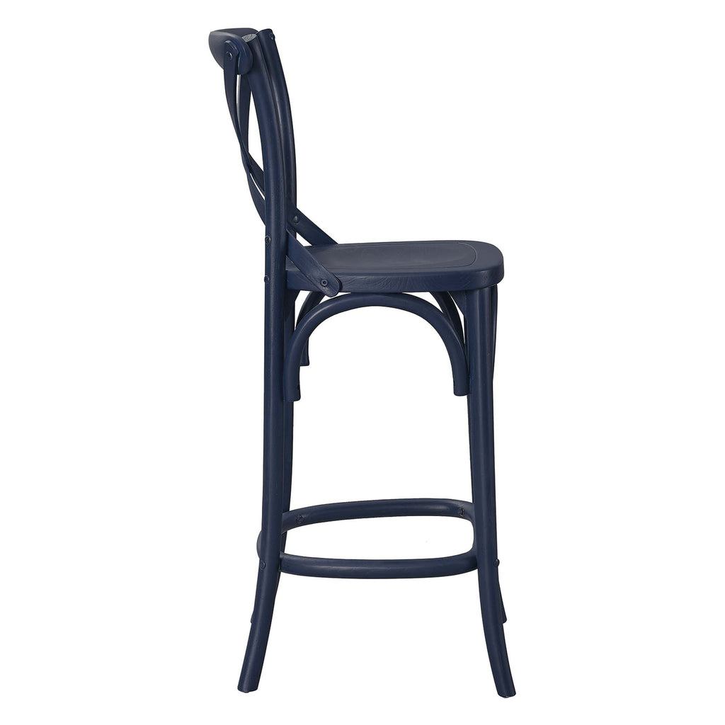 Gear Counter Stool - Midnight Blue (EEI-5562-MID)