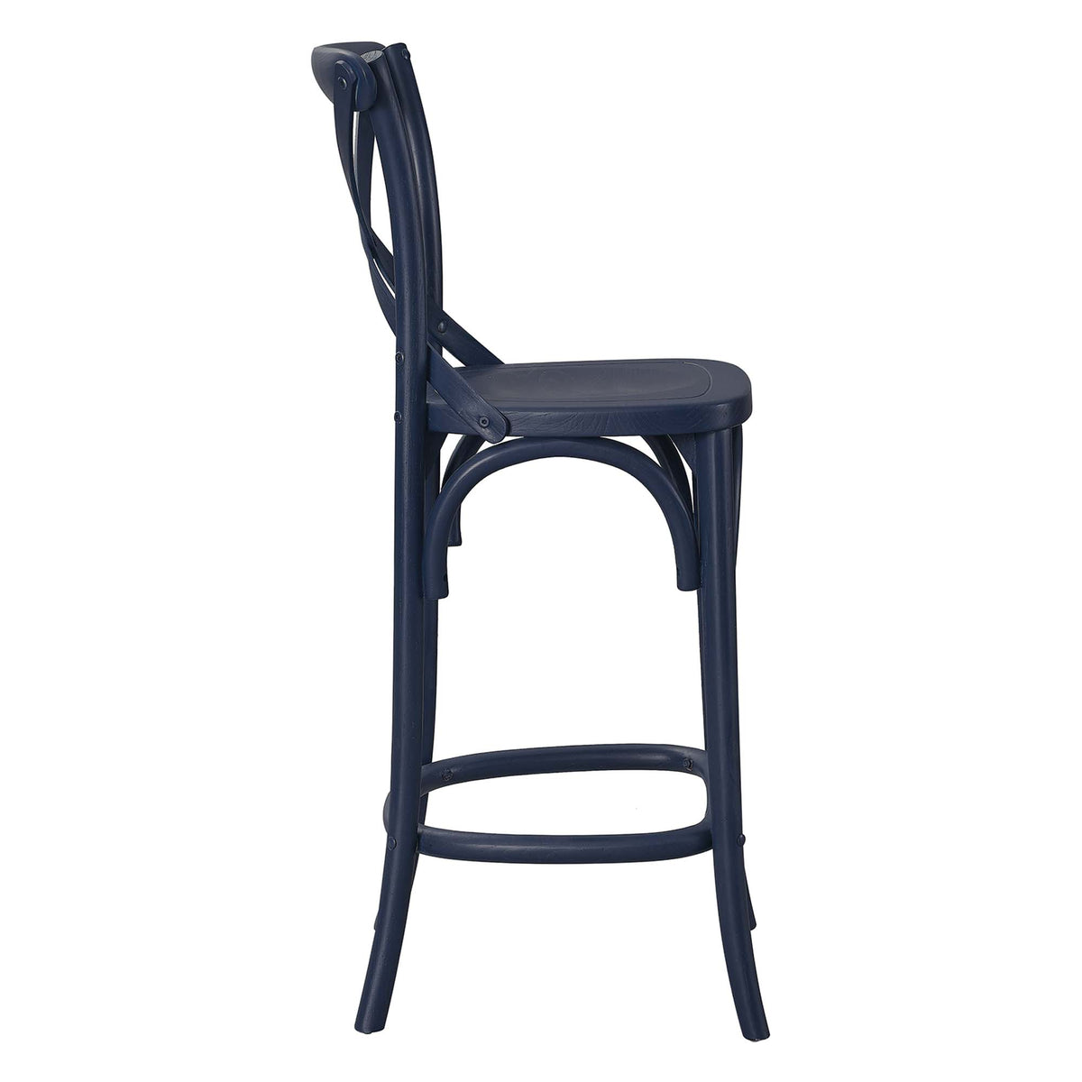 Gear Counter Stool - Midnight Blue (EEI-5562-MID)