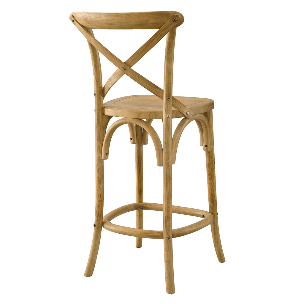 Gear Counter Stool - Natural (EEI-5562-NAT)