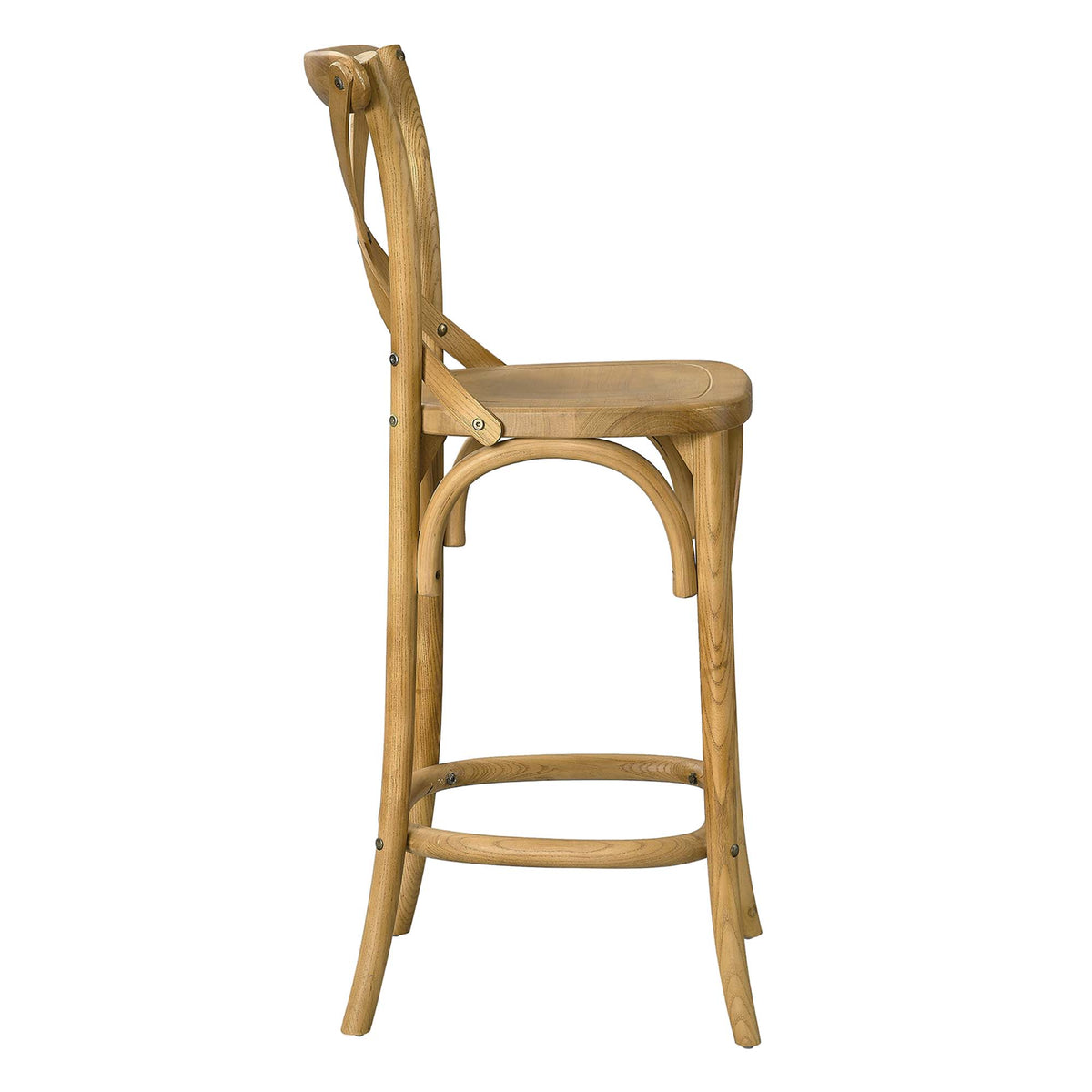 Gear Counter Stool - Natural (EEI-5562-NAT)