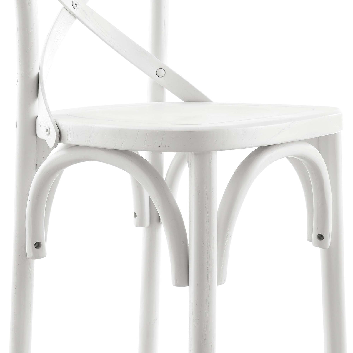 Gear Counter Stool - White (EEI-5562-WHI)