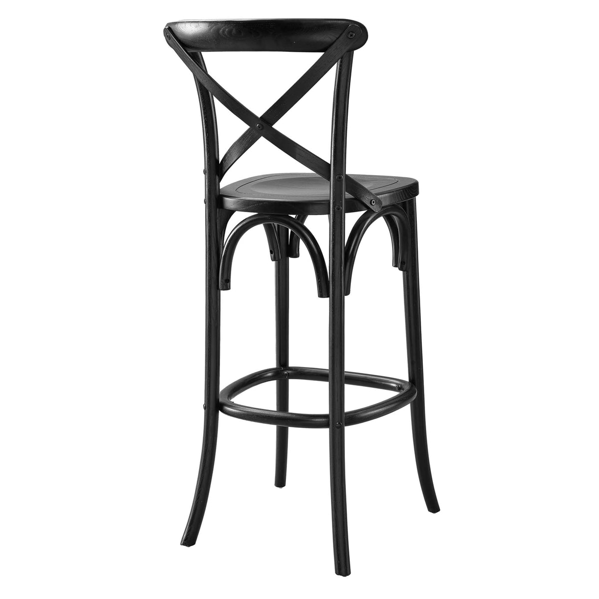 Gear Bar Stool - Black (EEI-5563-BLK)
