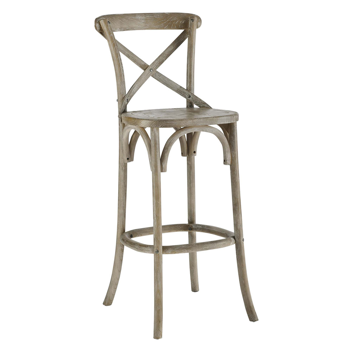 Gear Bar Stool - Gray (EEI-5563-GRY)