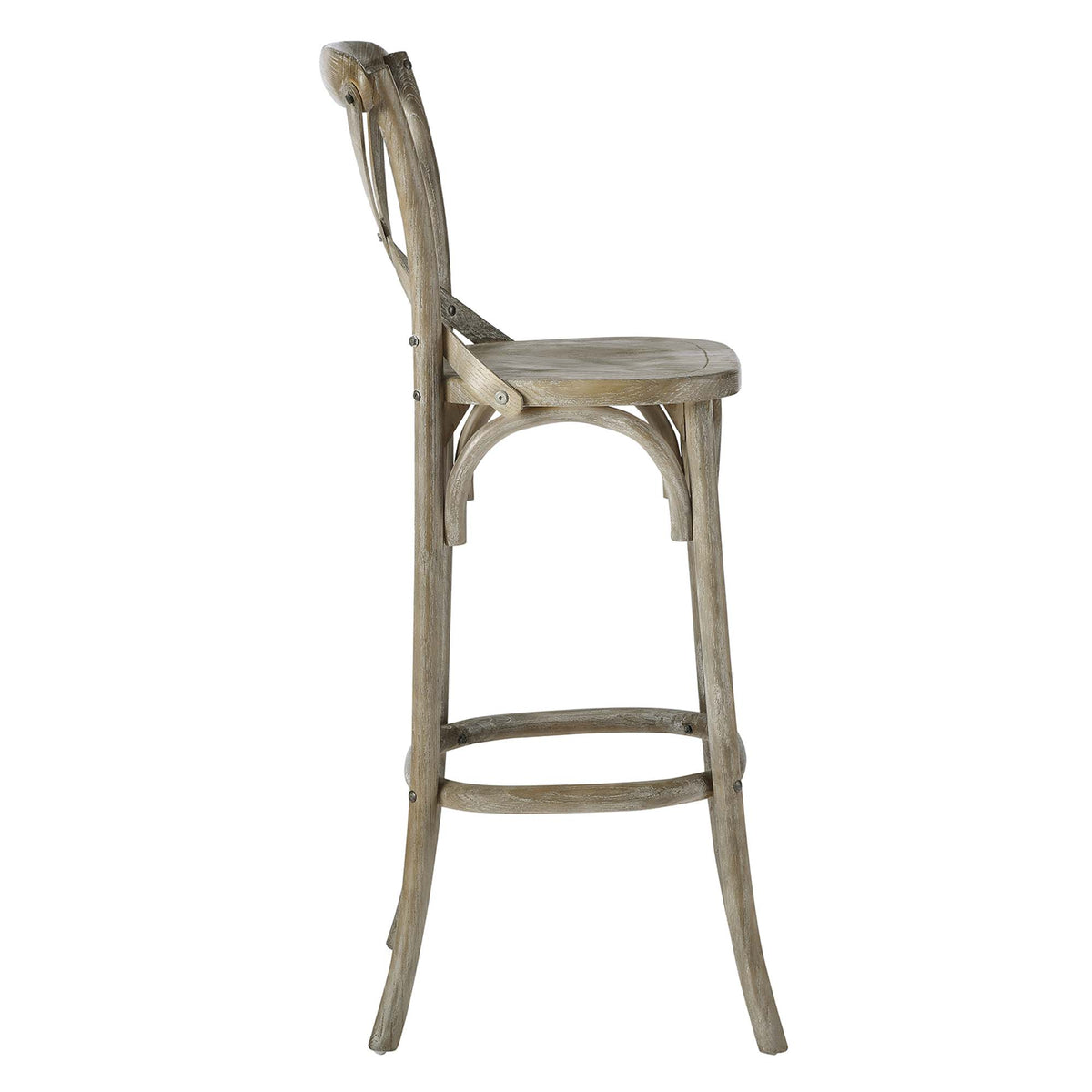 Gear Bar Stool - Gray (EEI-5563-GRY)
