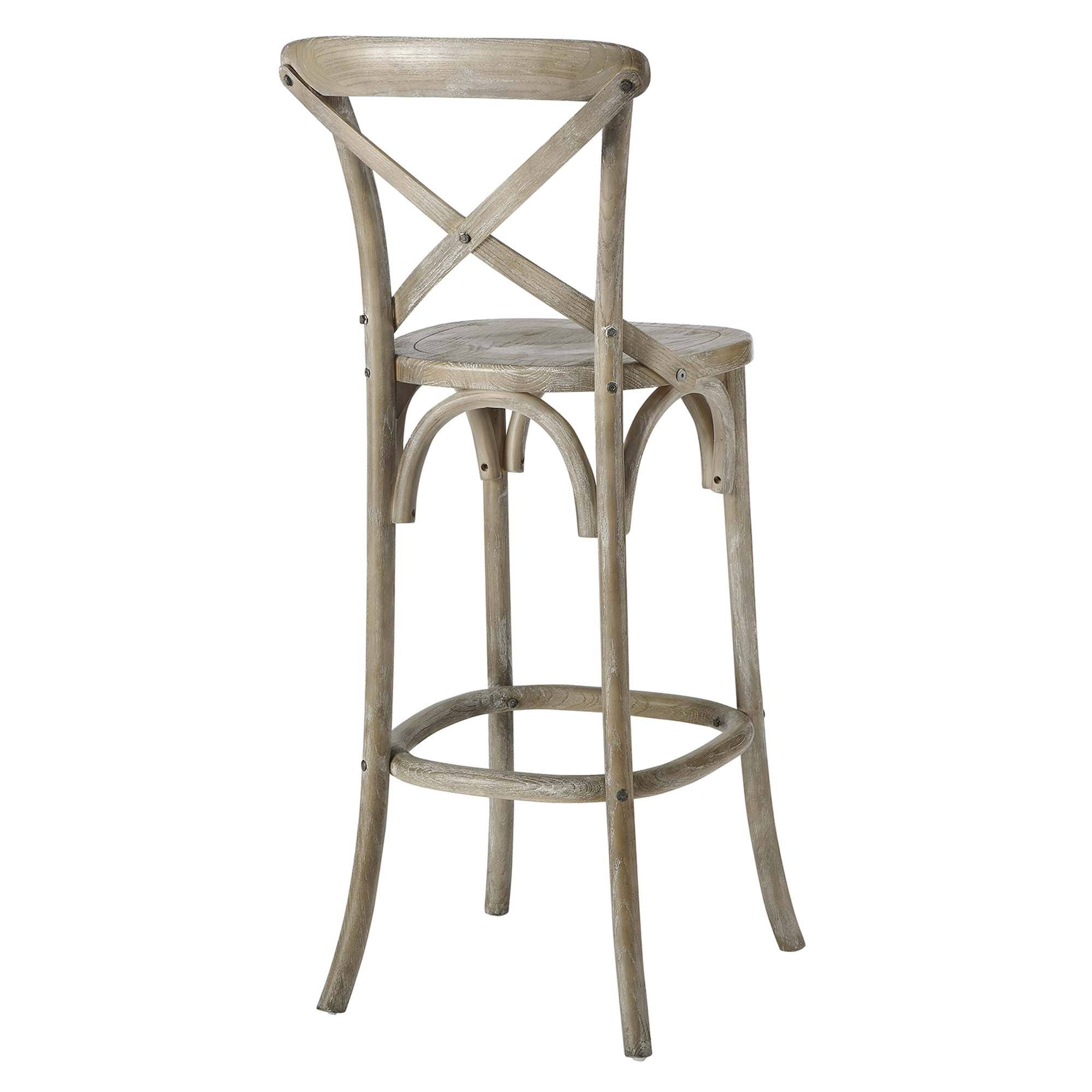 Gear Bar Stool - Gray (EEI-5563-GRY)