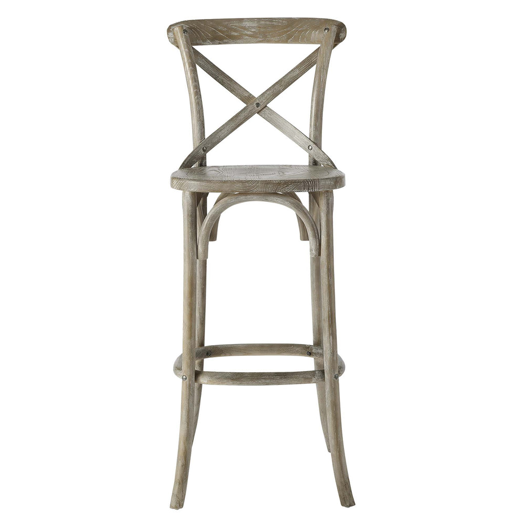 Gear Bar Stool - Gray (EEI-5563-GRY)