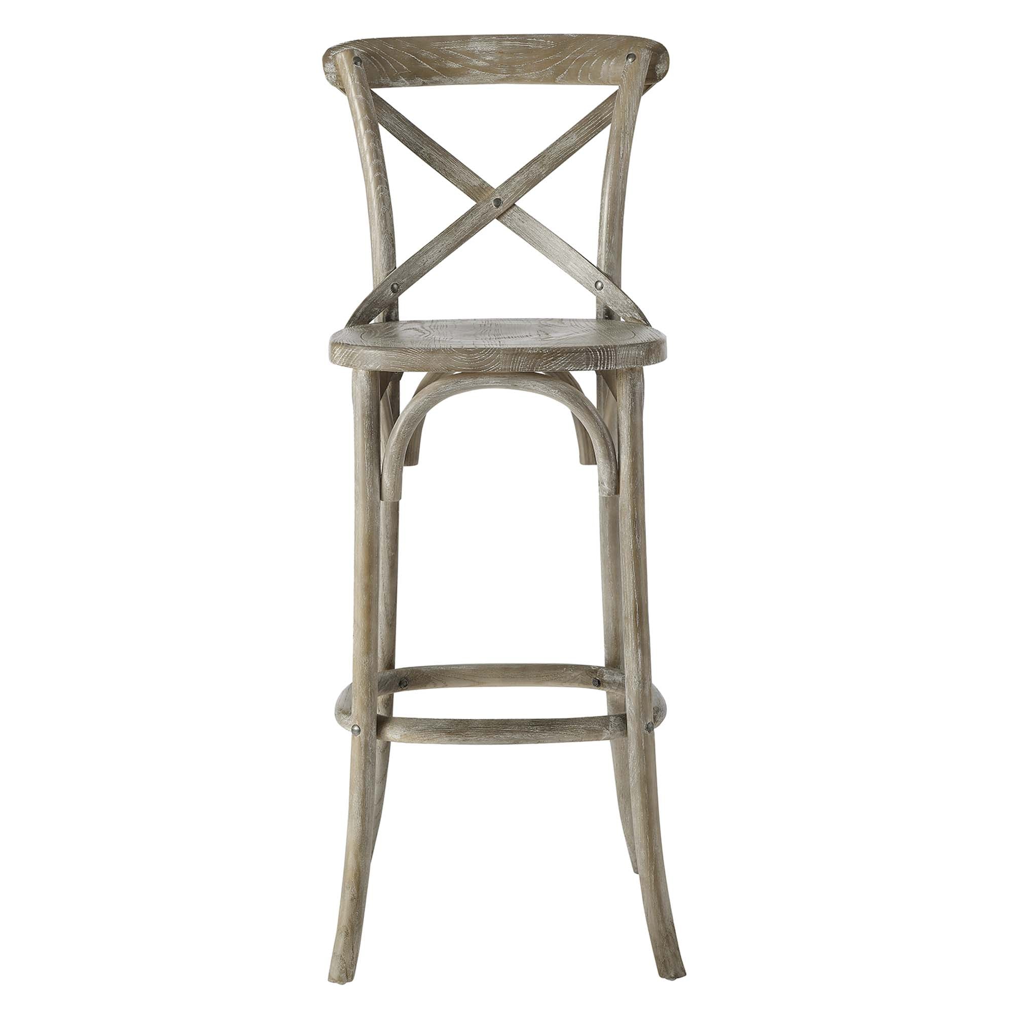 Gear Bar Stool - Gray (EEI-5563-GRY)