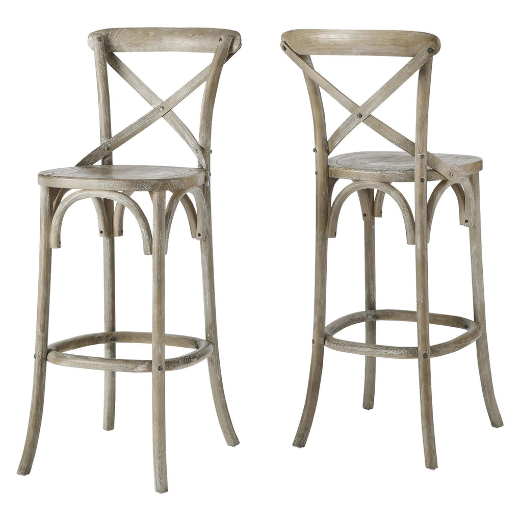 Gear Bar Stool - Gray (EEI-5563-GRY)