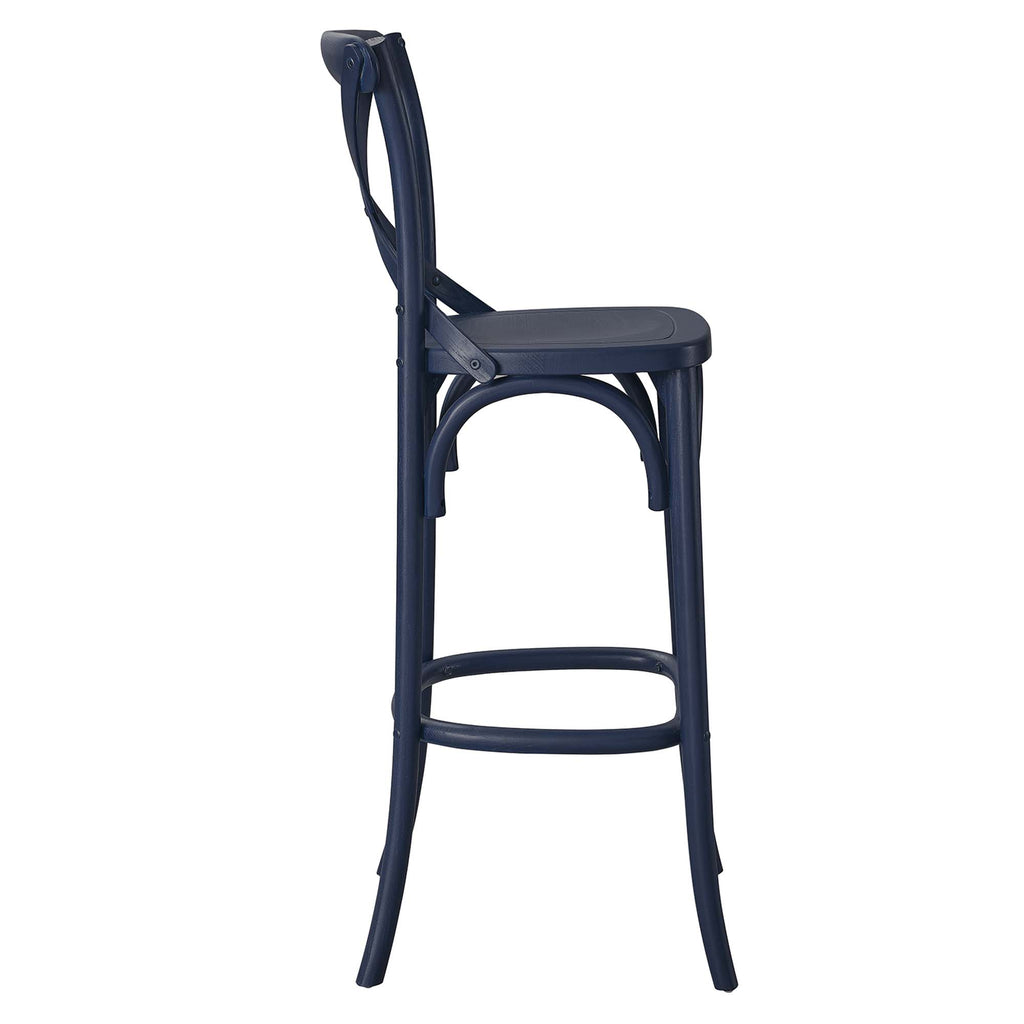 Gear Bar Stool - Midnight Blue (EEI-5563-MID)