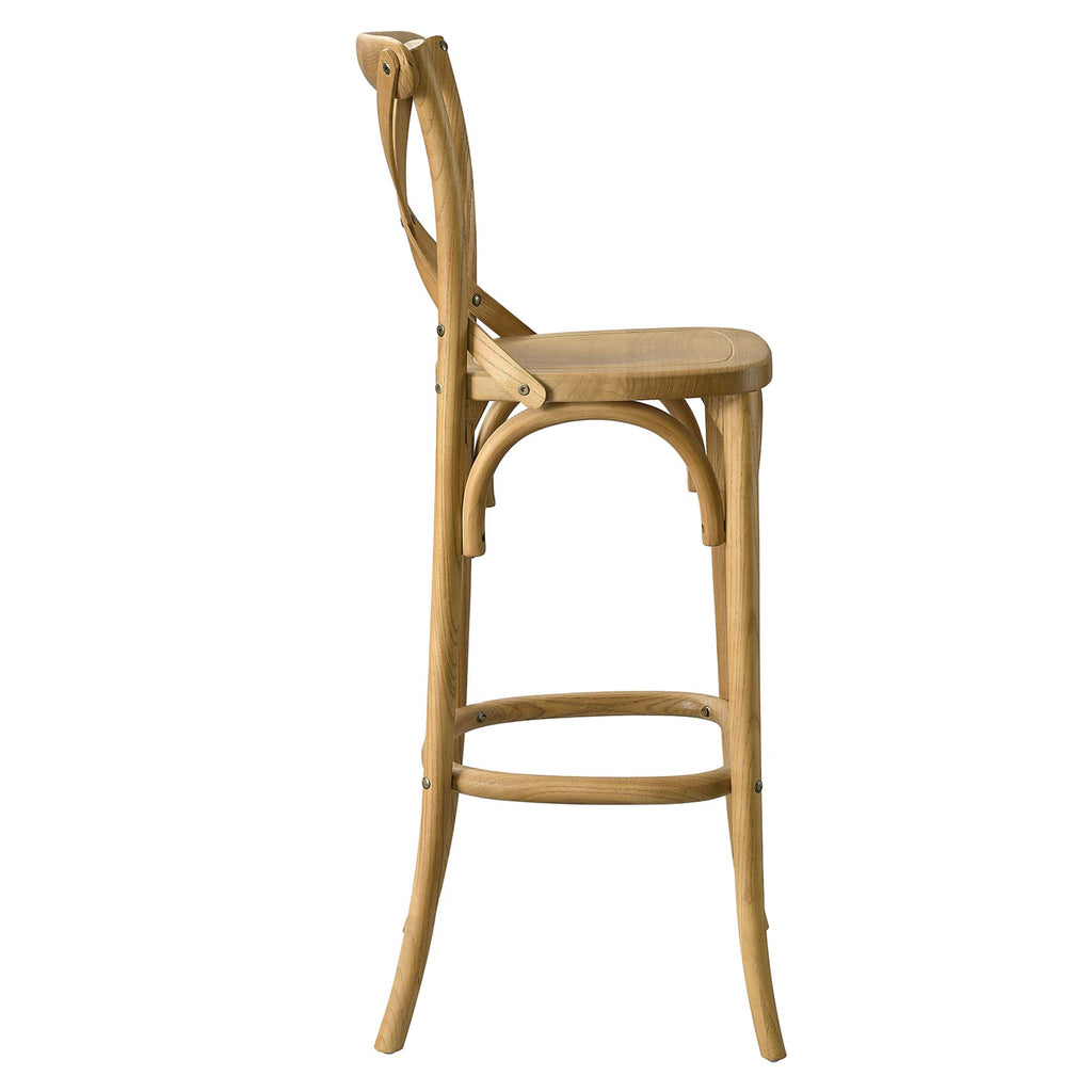 Gear Bar Stool - Natural (EEI-5563-NAT)